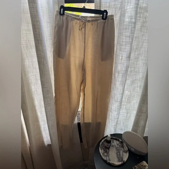 Mango Women’s Cream Wide leg Pants - Picture 5 of 7